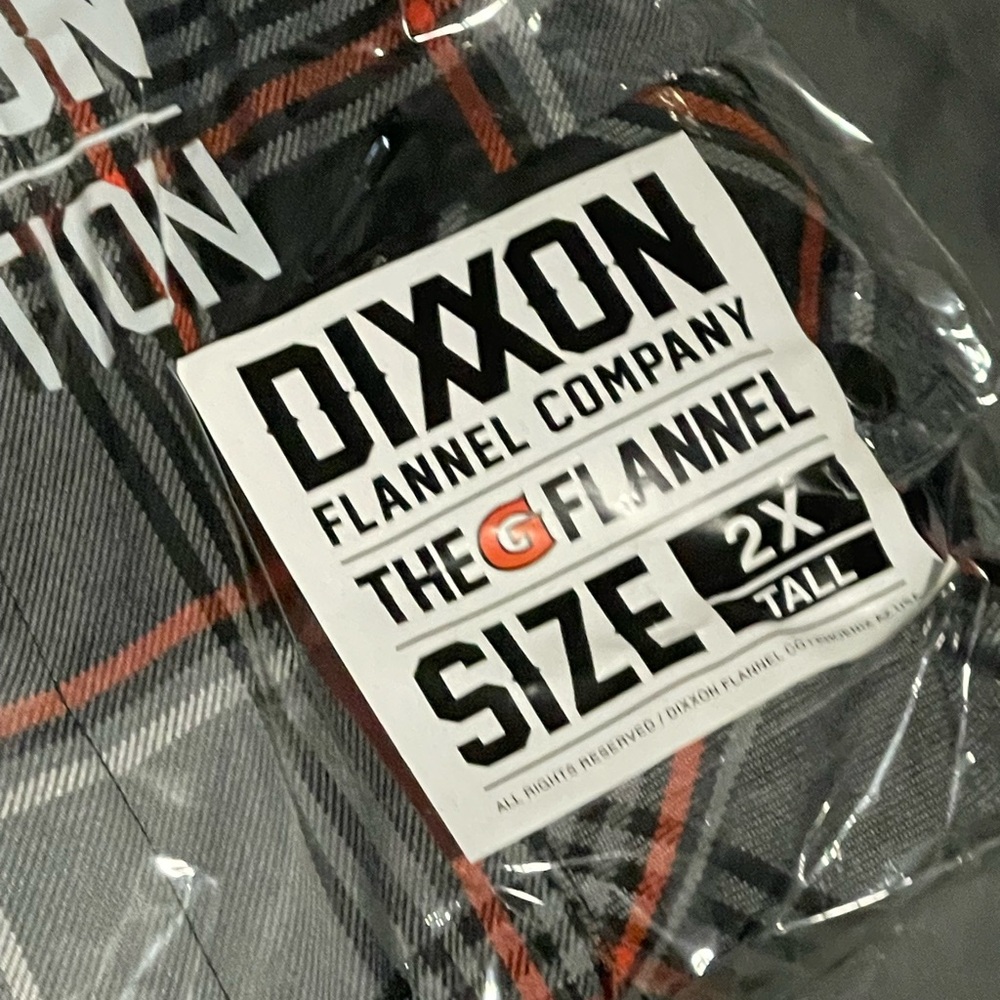 Dixxon the G Flannel Men’s 2X Tall